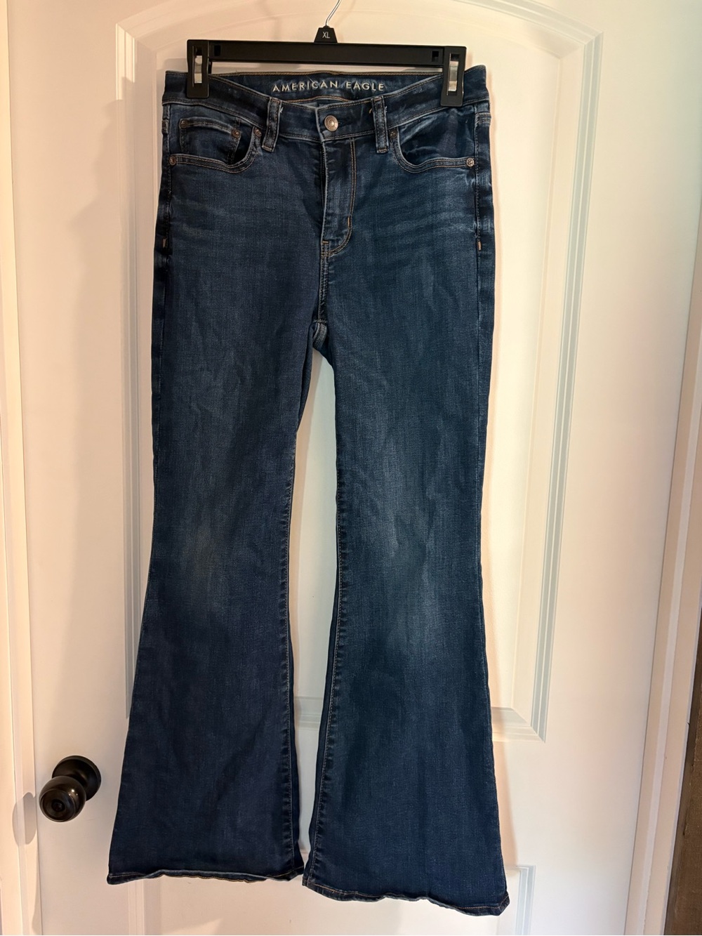 American Eagle Outfitters Dark Blue Flare Jeans